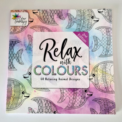Animals colouring book for adults